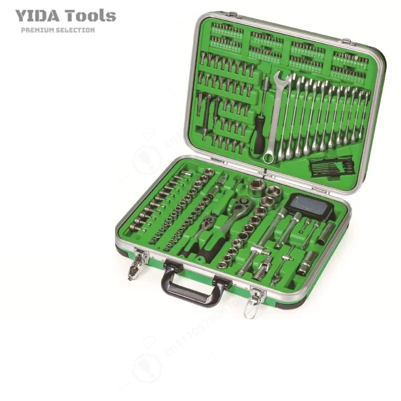 228 Pieces Auto Repair Tool Set Ratchet Wrench Socket Combination Casing Car Repair Toolbox