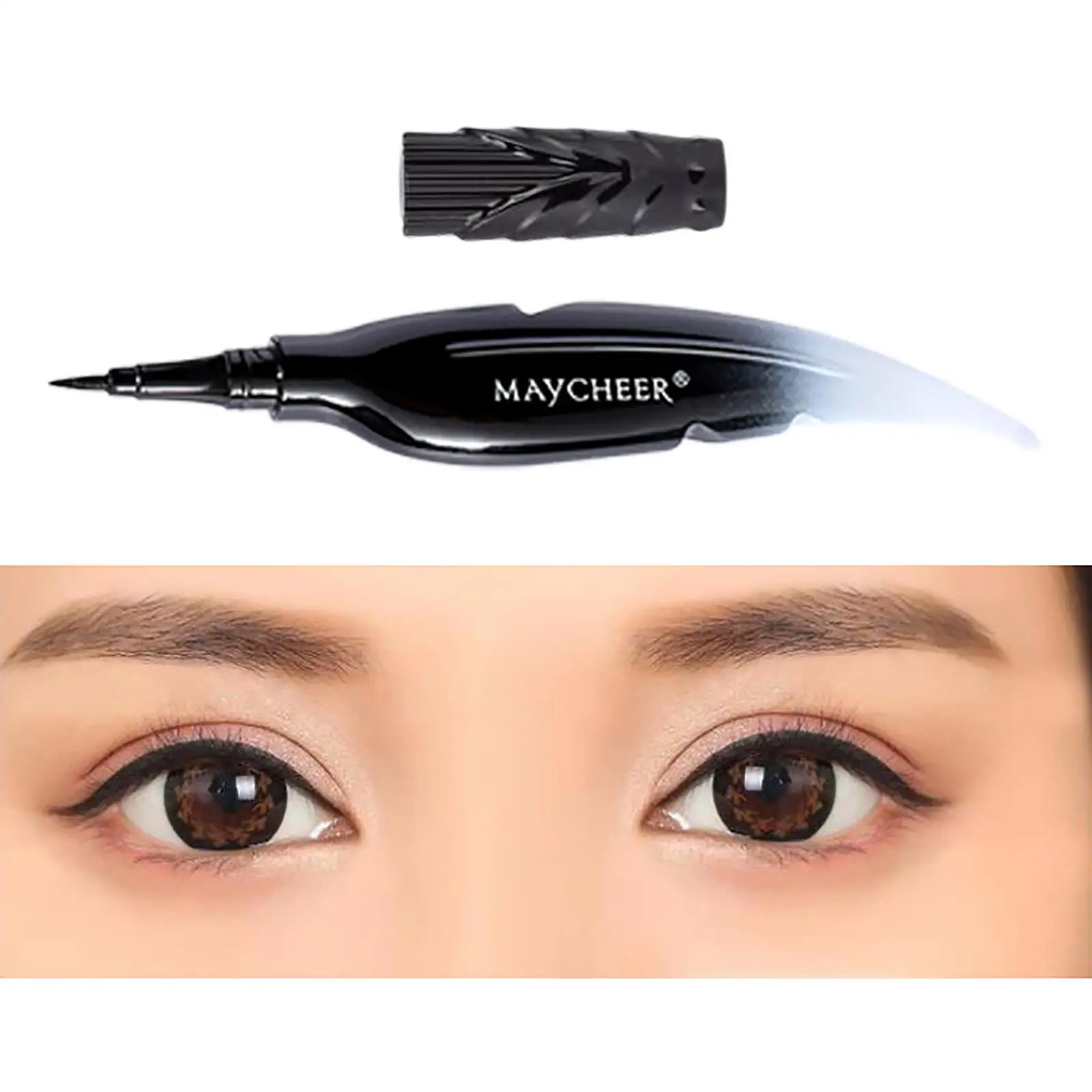 Eyeliner liquide imperméable à pointes fines pour le maquillage des yeux, voyage à domicile, débutants