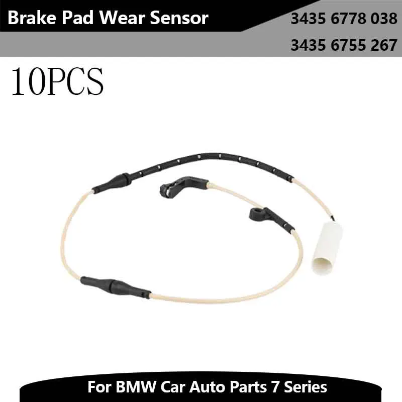 

3435 6755 267 Датчик износа задних левых и правых тормозных колодок 10CS Датчик износа тормозных колодок 3435 1181 823 Для серии 7 Седан E65, E66 2001-