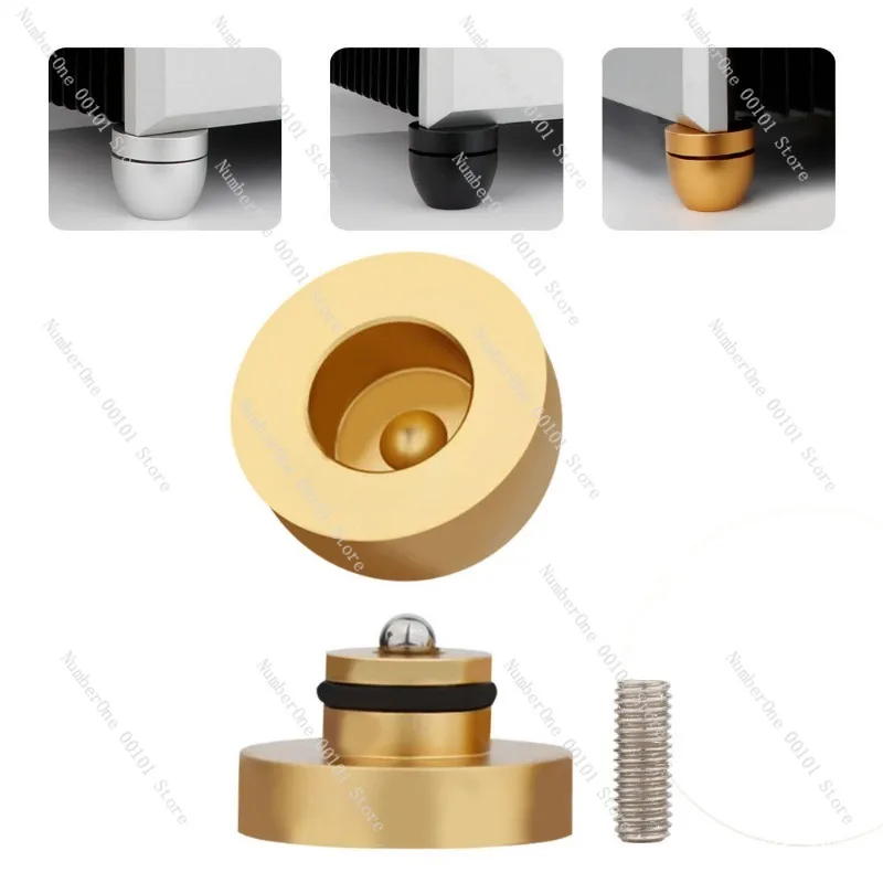Speaker Shock Absorber Feet, Anti-Vibration Pads for Bookshelf CD Player & Power Amp, Equipment Isolation Foot Nails