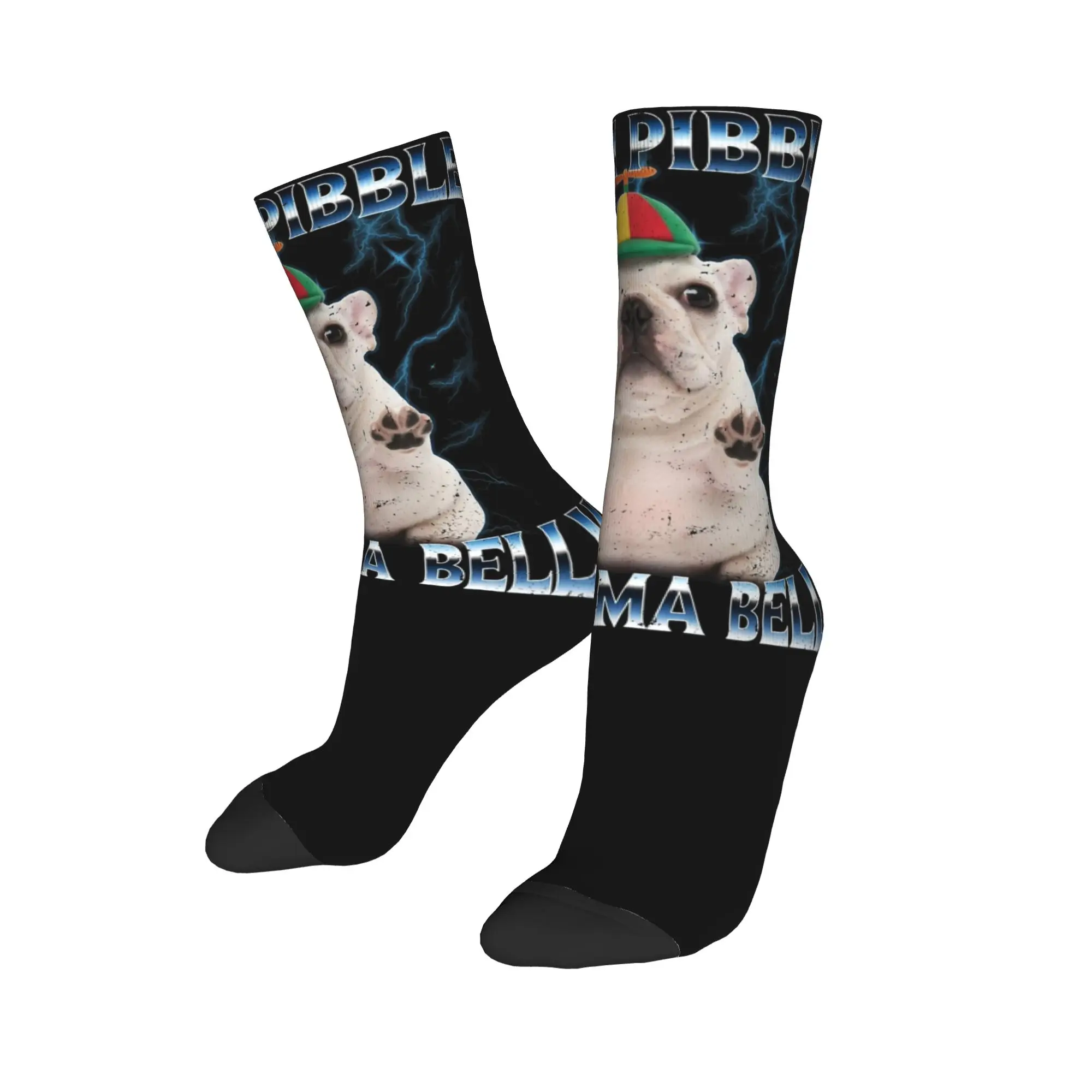 

Men Women Funny Pibble Meme Wash My Belly Socks Breathable Funny Happy Socks Wonderful Gifts