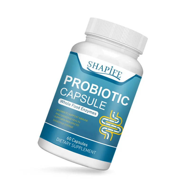 

Probiotic Capsules 60 Billion Cfus Lactobacillus Acidophilus Probiotic Complex Supplement For Men And Women - Non Gmo Glute