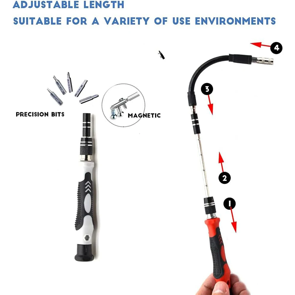 مجموعة مفكات براغي دقيقة مكونة من 115 قطعة، مجموعة أدوات إصلاح إلكترونية، مناسبة لهواتف iPhone وأجهزة الكمبيوتر وأجهزة الكمبيوتر الشخصية وأجهزة الكمبيوتر المحمولة وأجهزة Mac وأجهزة الكمبيوتر اللوحية وأجهزة الكمبيوتر اللوحية وأجهزة التحكم المنزلية والنظارات والساعات وحقائب الباب وما إلى ذلك #3