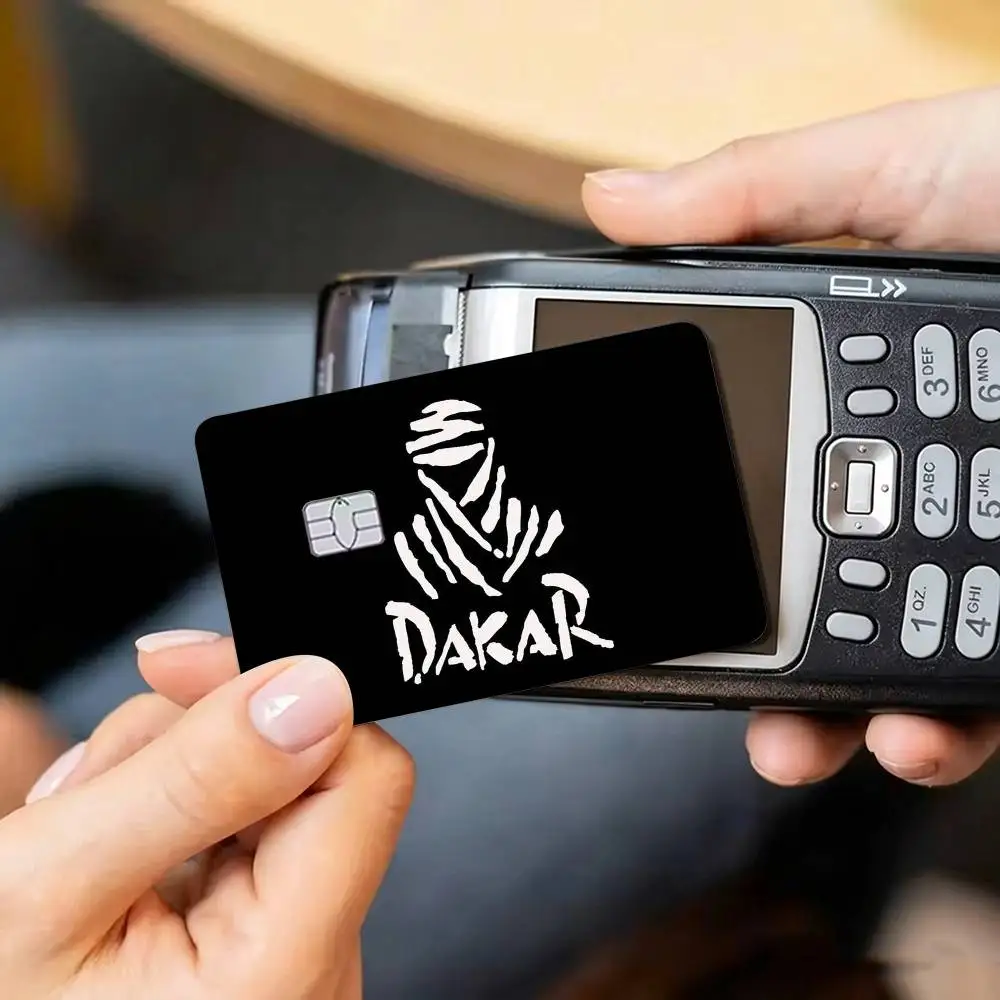 Racer Rally-Dakar Logo  Credit Card HD Stickers Small Chip Waterproof Sticker Game Card Decal Gift view 2