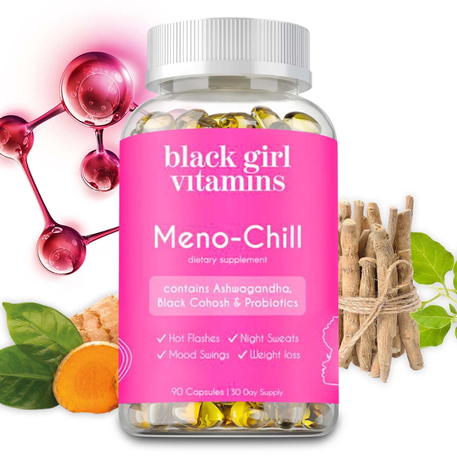 

Meno-Chill - Naturally Relieve Menopausal Symptoms, Maintain Hormone Balance, and Reduce Mood Swings