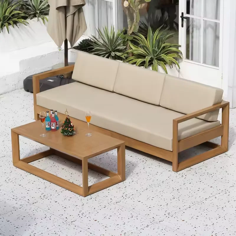 KTベストセラー モダンデザイン アルミ製屋外家具 家庭用 レストラン 商業空間 - 公園 中庭 リビングルーム用