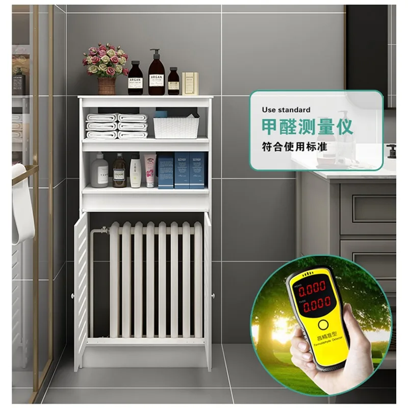 Bathroom floor heating water separator shield cabinet decorative water meter cover ugly box waterproof old-fashioned radiator ra