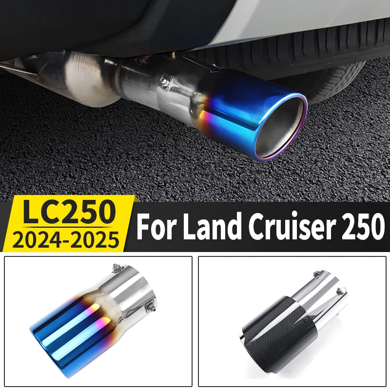 

For Toyota Land Cruiser 250 Prado Lc250 2024 2025 1958 First Edition FJ250 Stainless Steel Tailpipe Exhaust Accessories Upgraded