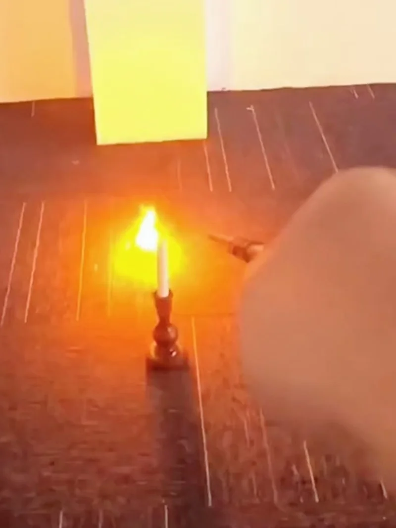 HP Creative Electronic Fire Flasher Magic Wands Cos Props Handheld Fire Stick Magic Toy Animation Around