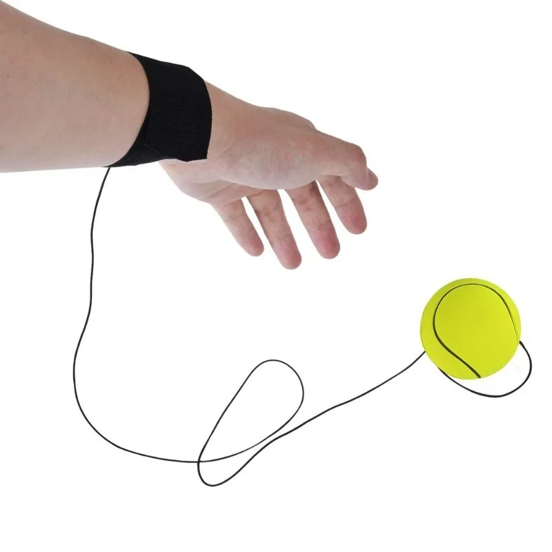 1pc Returned Balls Wrist Elastic Ball Wrist Return Ball Hand Throw Back Ball Exercise Coordination Gift Diameter 6cm