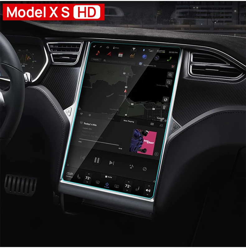 Gehärtetes Glas Auto GPS Navigation Display-schutzfolie Für Tesla Modell Y Modell 3 2017 2018 2019 2020 2021 2022 2023 2024 2025 – Detail 10