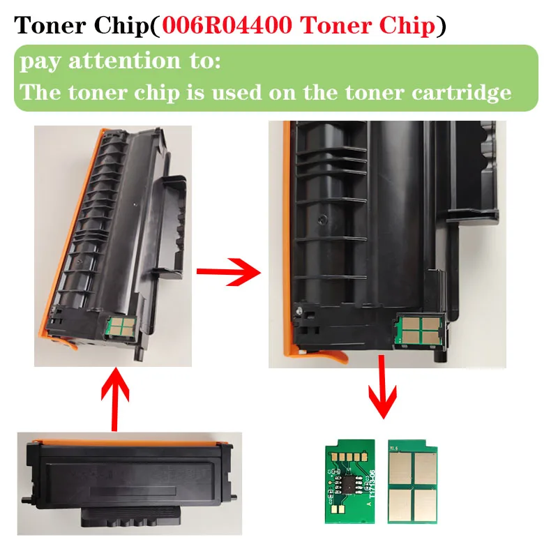 006R04400 006R04401 3K/6K NA/W.EU Toner Chip for Xerox B230/B225/B235