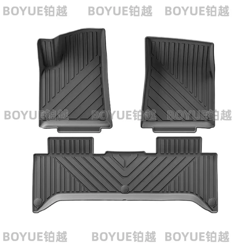 TPE Floor Mats for Rivian R1T 2022-2024 All Weather Heavy Duty Waterproof Liners Custom Fit Truck Interior Accessories Dirt