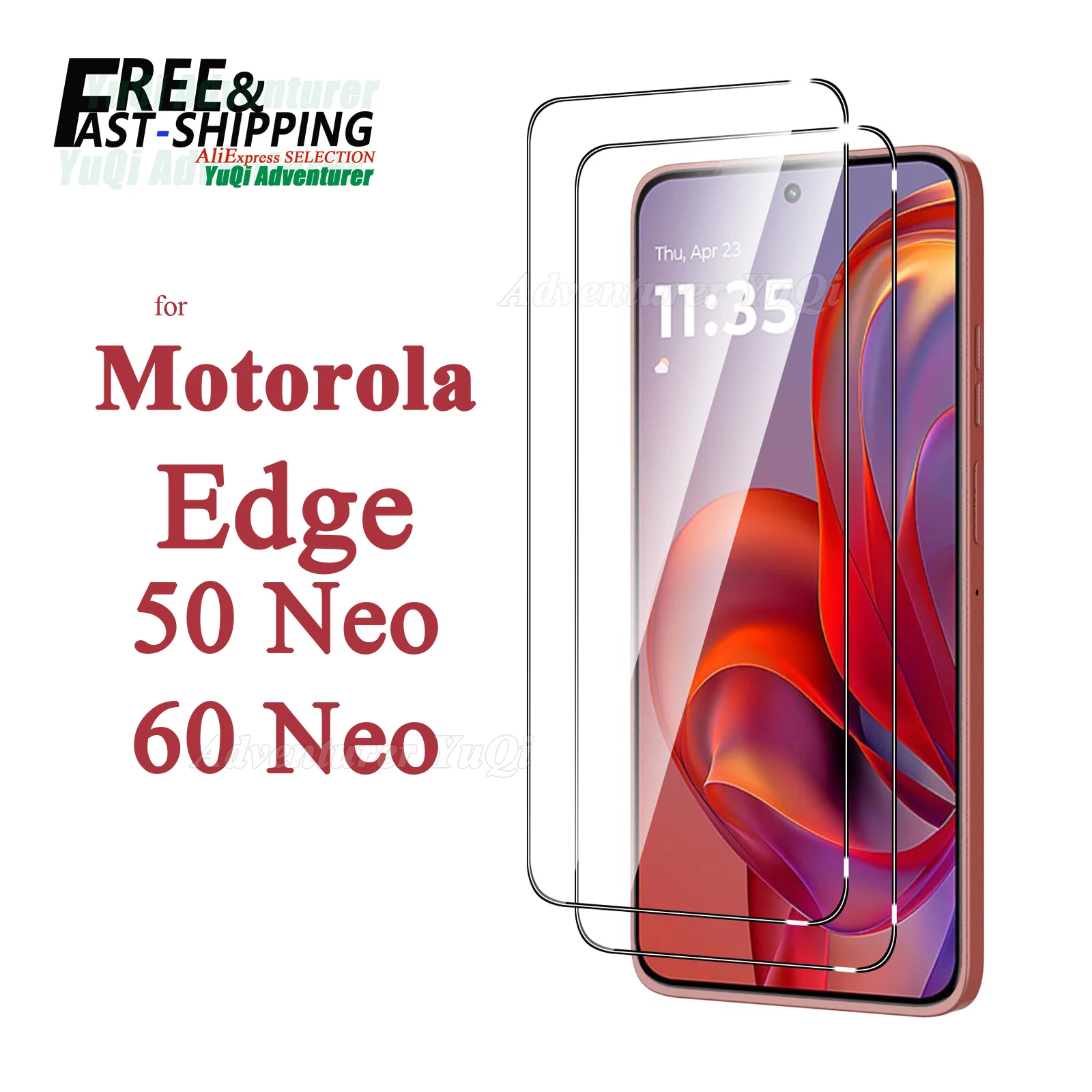 

Screen Protector For Motorola Edge 60 Neo 50 Neo Tempered Glass HD 9H Transparent Clear Anti Scratch Case Friendly