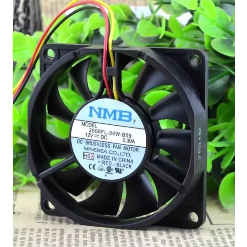 

New CPU Fan For NMB 2806FL-04W-B59 7015 12V 0.30A Fan 70*70*15MM