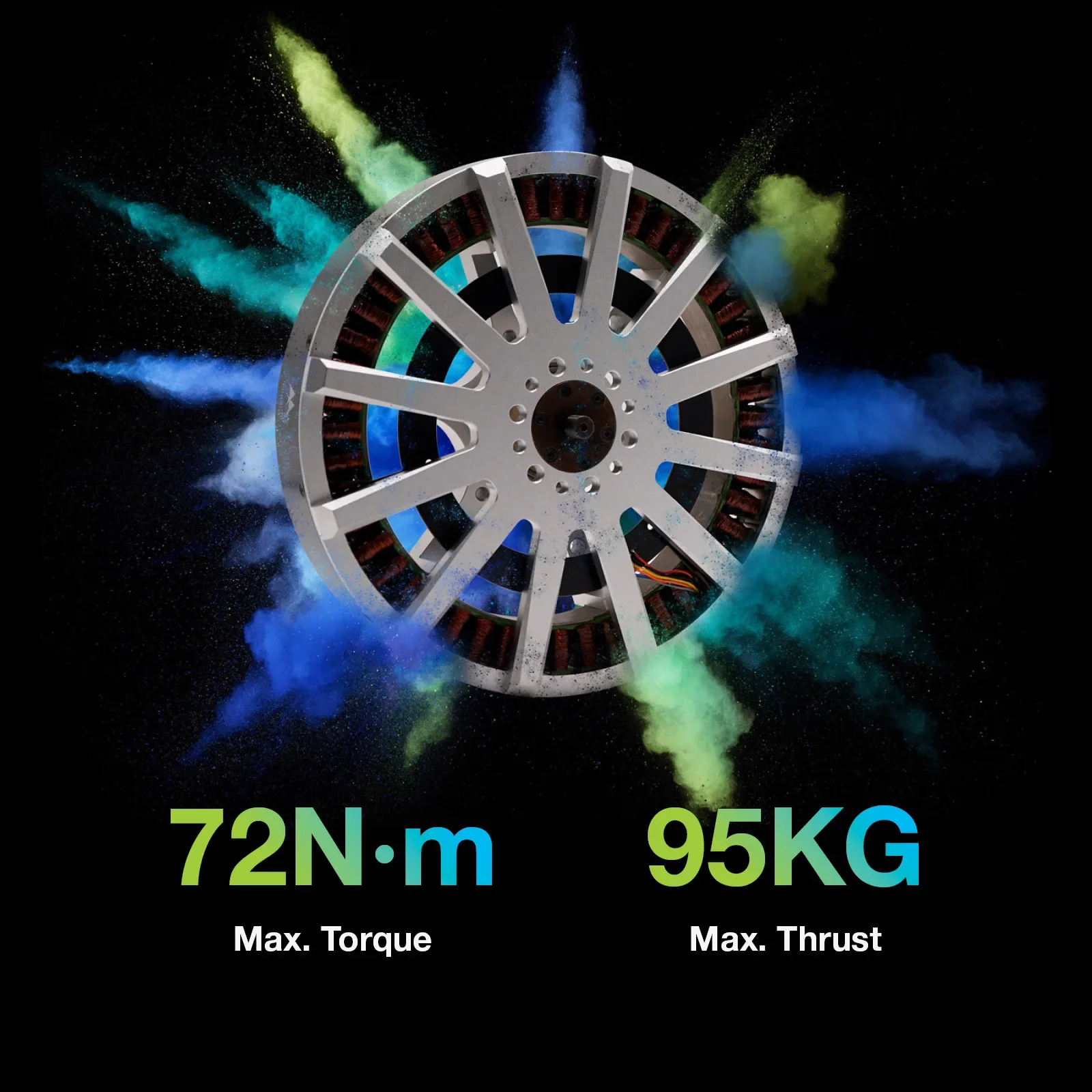 Alta qualidade impulso pesado elevador elétrico paramotor parapente asa dr-one 23850 motor sem escova 98kg ímã permanente quente