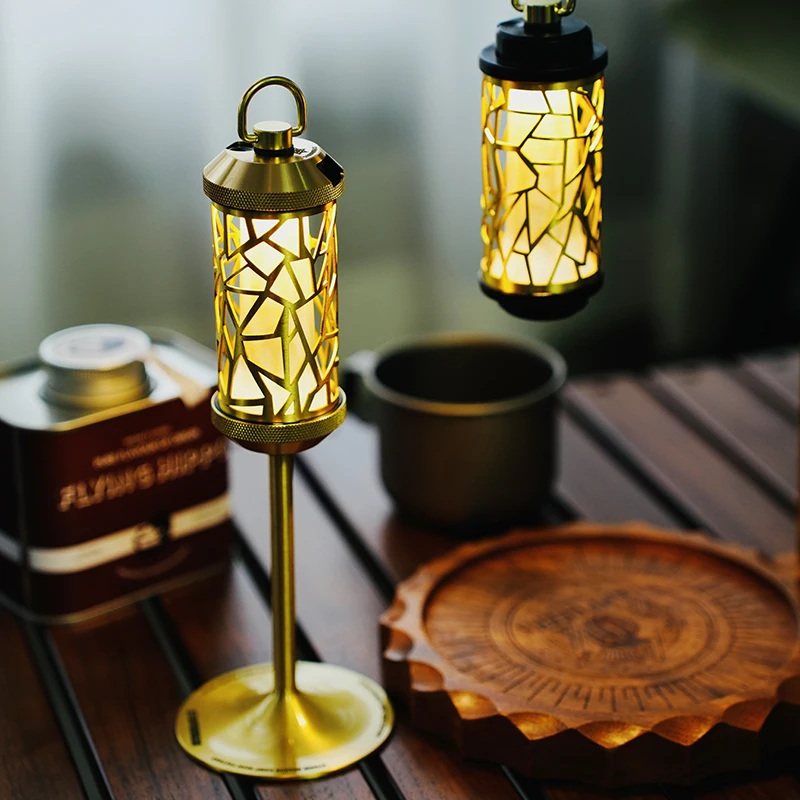 

Camping lamp shell made of brass material, camping lamp decoration replacement lamp shell