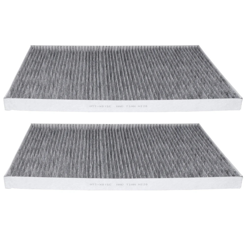 2Pcs Cabin Air Filter For TESLA MODEL X (5YJX) 100D 60D 75D 90D P90D AWD P100D 2015- 104556600H 1045566-00-H