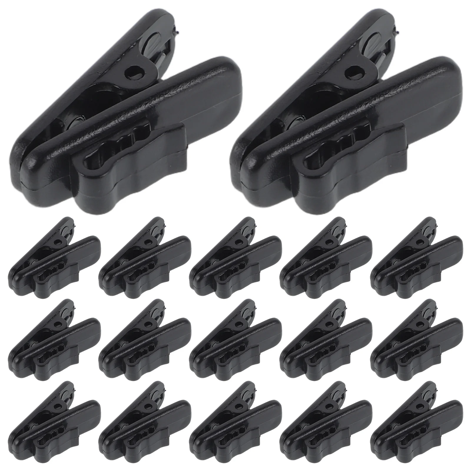 100Pcs Earphone Wire Clips Sturdy Plastic Headphone Cord Holders for Neat Cable Storage Compact Lapel Clips Ideal for Music