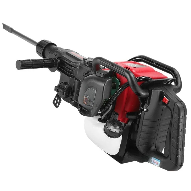 

Electric hammer gasoline impact drill four-stroke gasoline engine portable rock drill pit breaking
