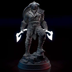 Viking God of War Resin Figure 1/24 Scale 90mm Overall Height Assembled Model Kit Unassembled Diorama Unpainted Figurines Toys