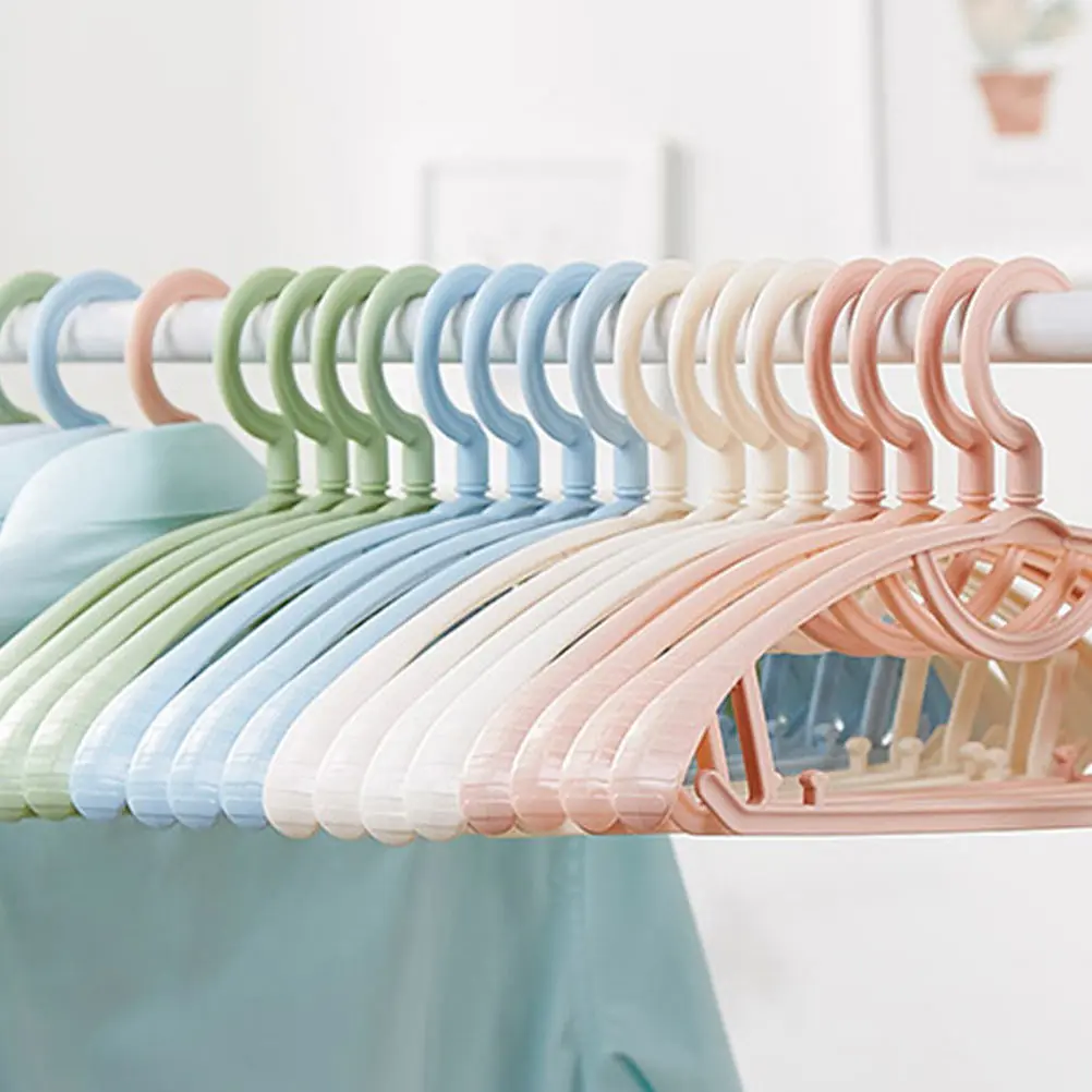 

Non-slip Hanger Windproof Hanging Multipurpose Clothes Plastic Wardrobe Bracket Drying Racks