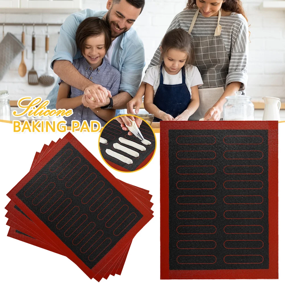 Silicone Baking Mat High Temperature Resistance Non-Stick Oven Liner Baking Oven Mat Kitchen Bakeware Accessory