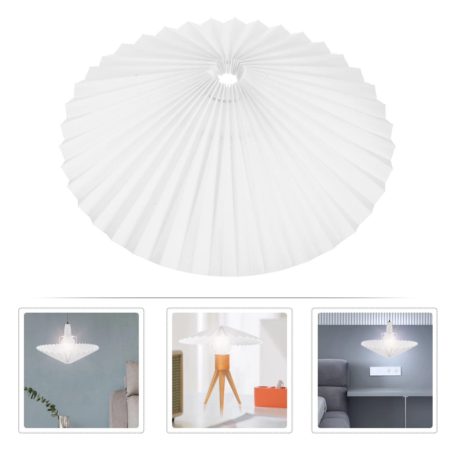 

Umbrella Lampshade Bedside Bedroom Light Shades Household Cloth Chandelier Decorative Wrought Iron Fabric Replacement