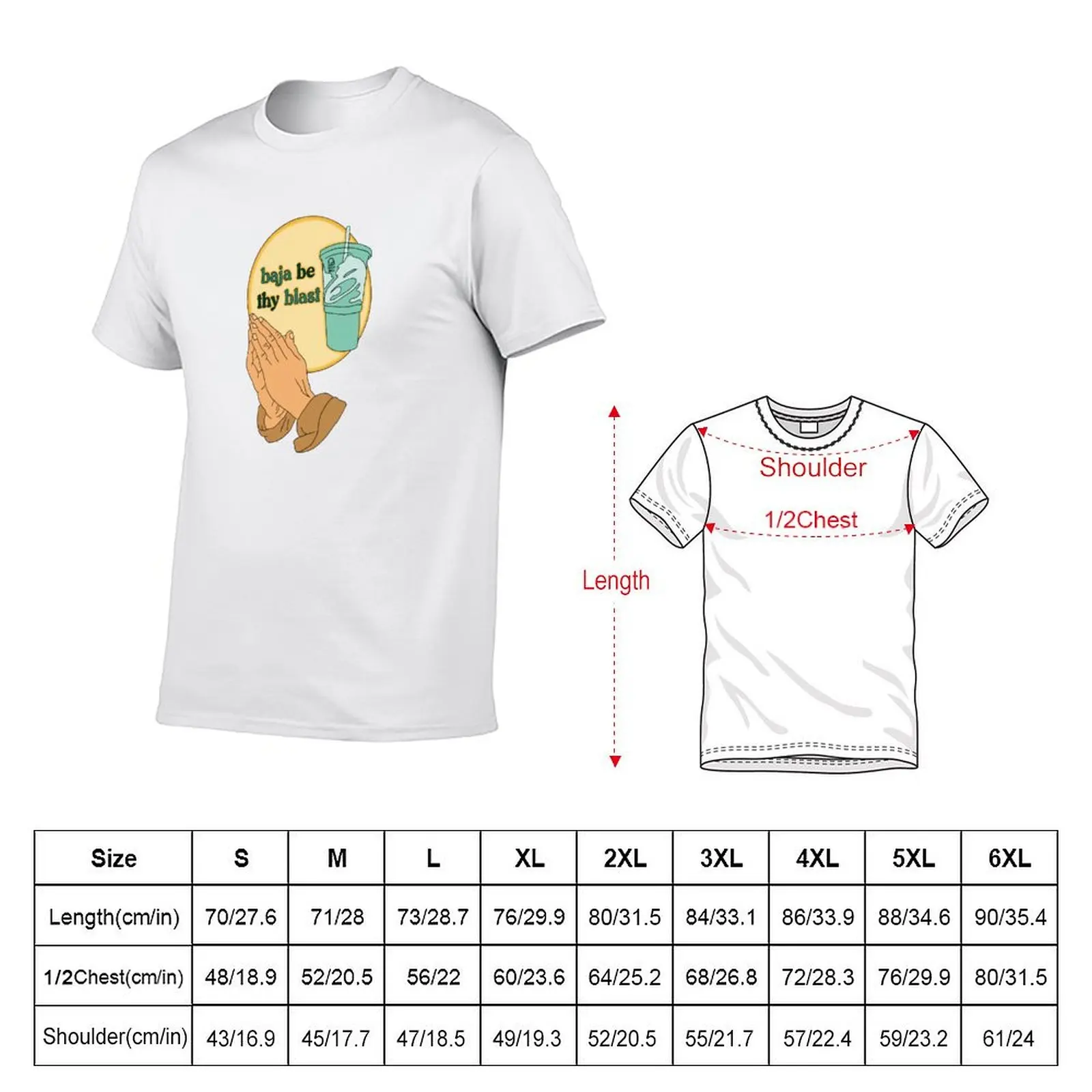 Baja be thy blast T-Shirt Plus Size All Match Tee Shirt