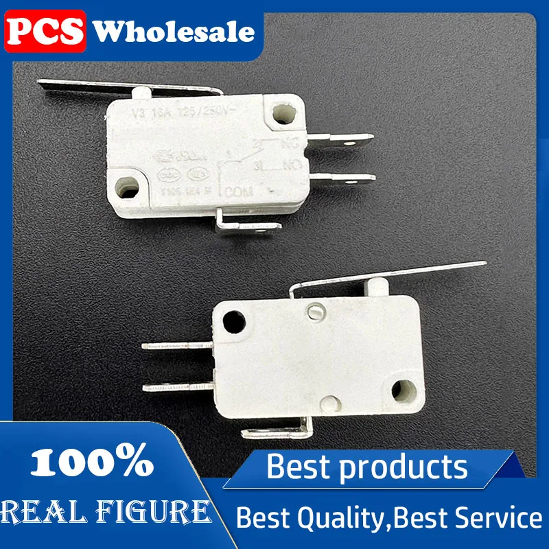 

V3 microswitch 16A 125/250V white travel limit switch with straight handle