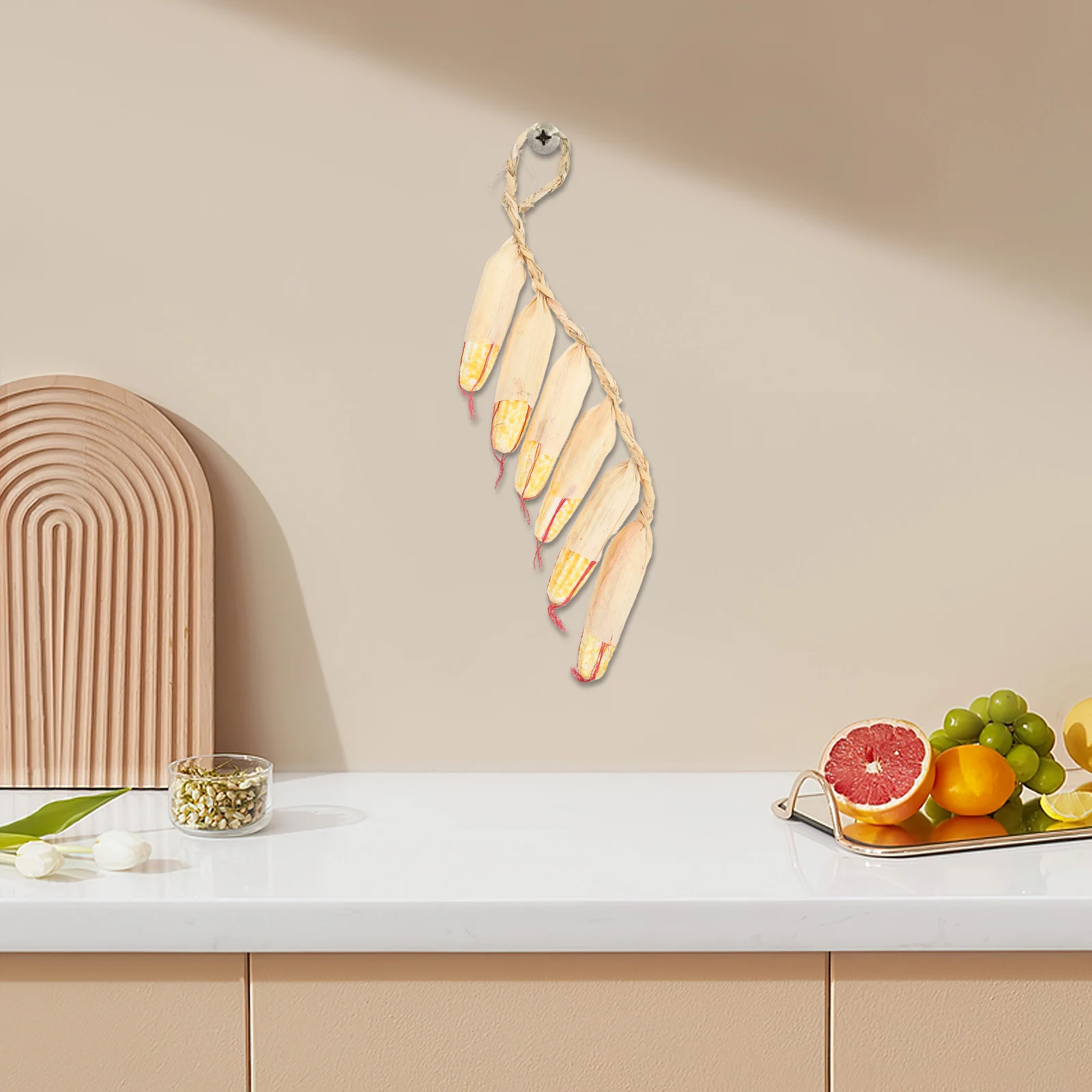 

2Pcs Artificial Corn Decoration Creative Wall Art for Home Office Park Kindergarten Gift Artificial Corn