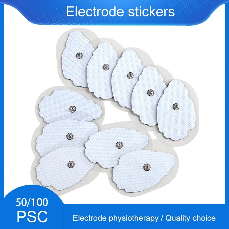 

50/100Pcs High Quality Electrode Sticker Nerve Stimulator Silicone Gel Electrode Pad for Tens Electrodes Digital Therapy Machine