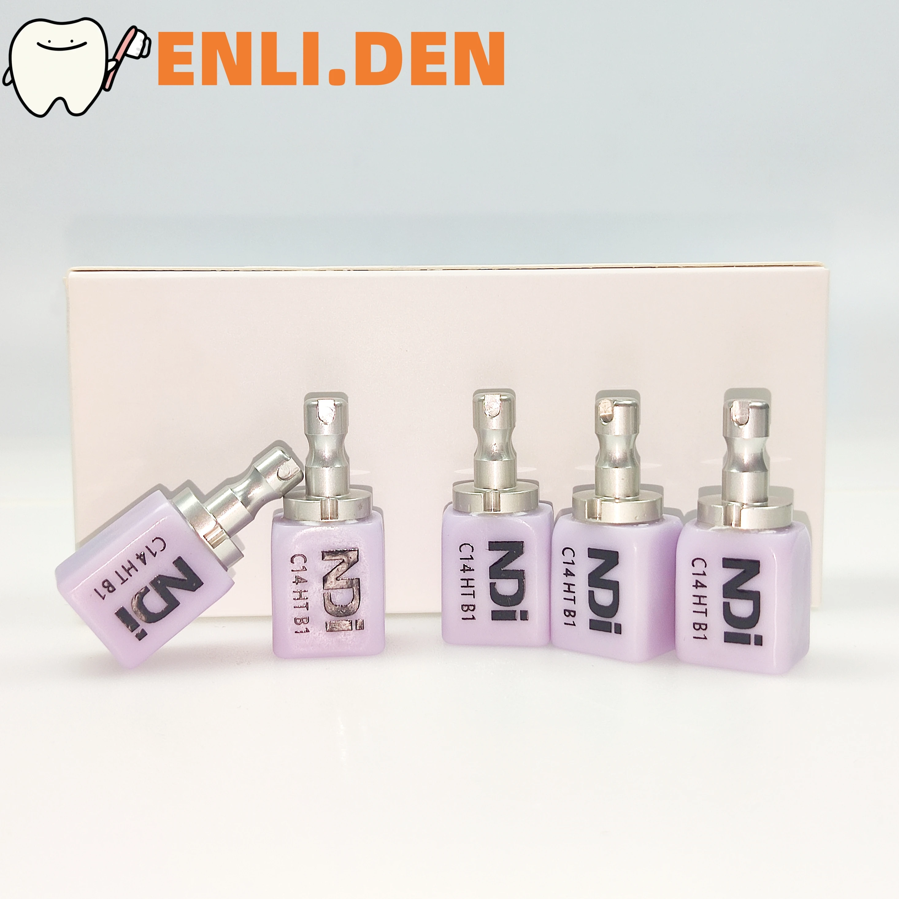 

5Pcs Lithium Disilicate Blocks C14 NDI Dental Glass Ceramic Cubes LT/HT for CAD CAM Sirona Cerec Milling System