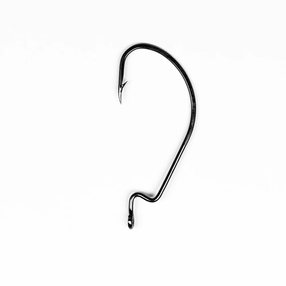 500Pcs/lot Worm Crank Hook beak curved Point Wide Belly Thin Wire Diameter Fishing Tackle Supplies Pesca Wholesale By Bulk