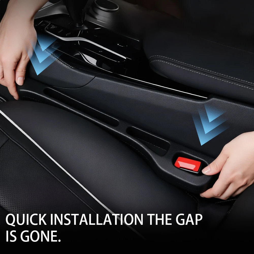HOMEFISH 2pcs Car Seat Gap Filler for Various Vehicle Models - Interior Trim Accessories for Seat Gaps image 6