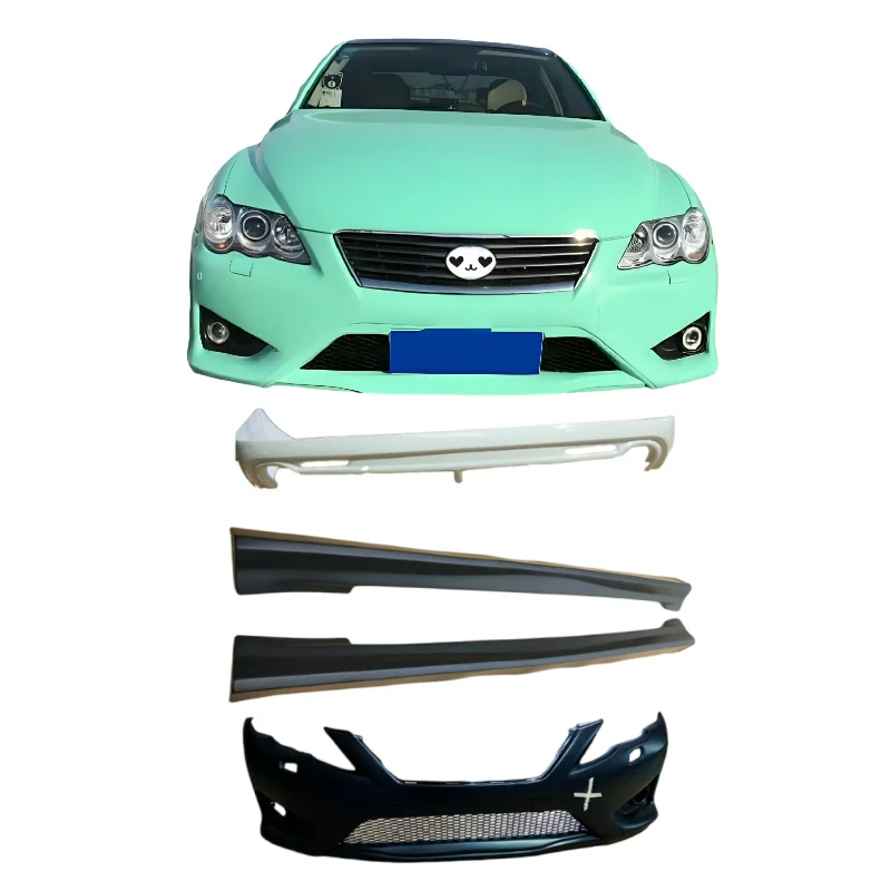 

Aftermarket Parts Pp Body Kit Front Bumper Rear Lip Side Skirt for Toyota Reiz Mark X 2012