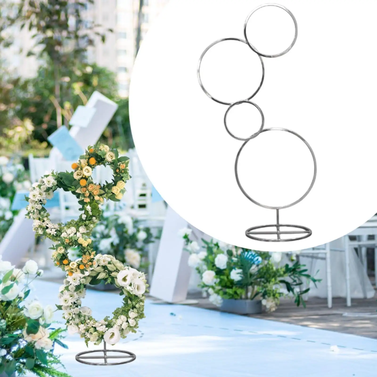 

Подставка для свадебной арки, 4-х ярусная подставка для цветов для выпускного вечера, сценический дисплей