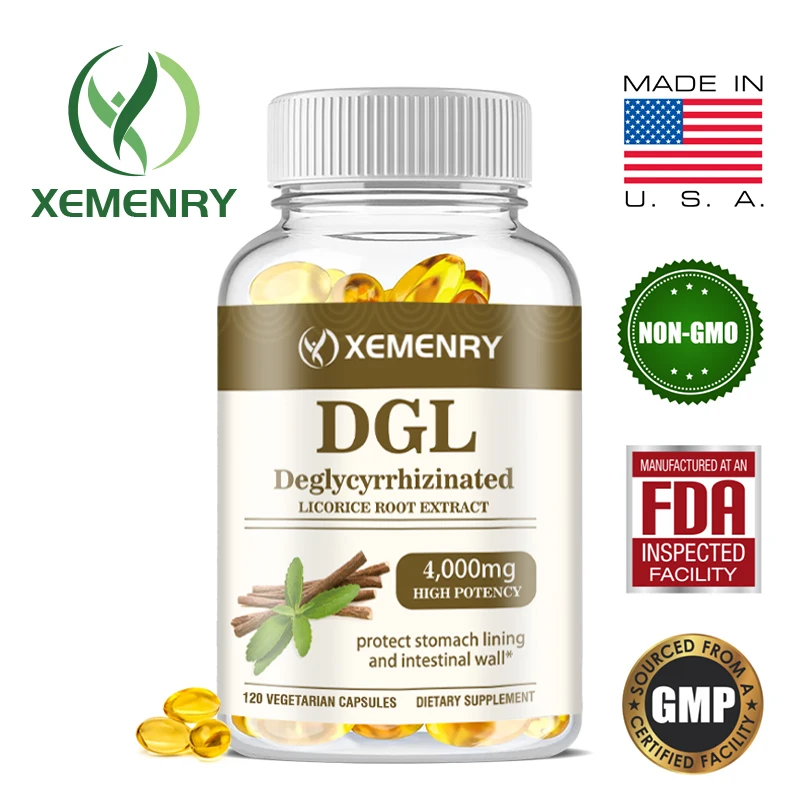 

DGL Licorice - Ultra Pure Licorice Root Capsule Supplement - Natural Acid Reflux Formula