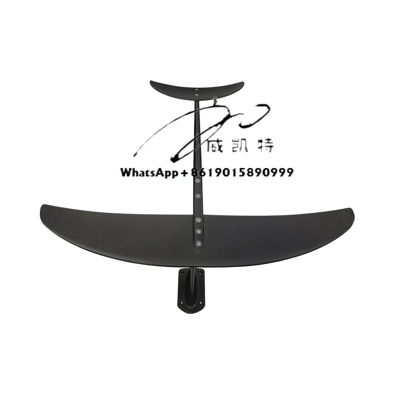 KUYO FUN الرياضات المائية GY01 1077sqcm كامل الكربون أجنحة صغيرة تصفح الألومنيوم Hydrofoil Efoil تصفح احباط مجلس ضخ ركوب الأمواج