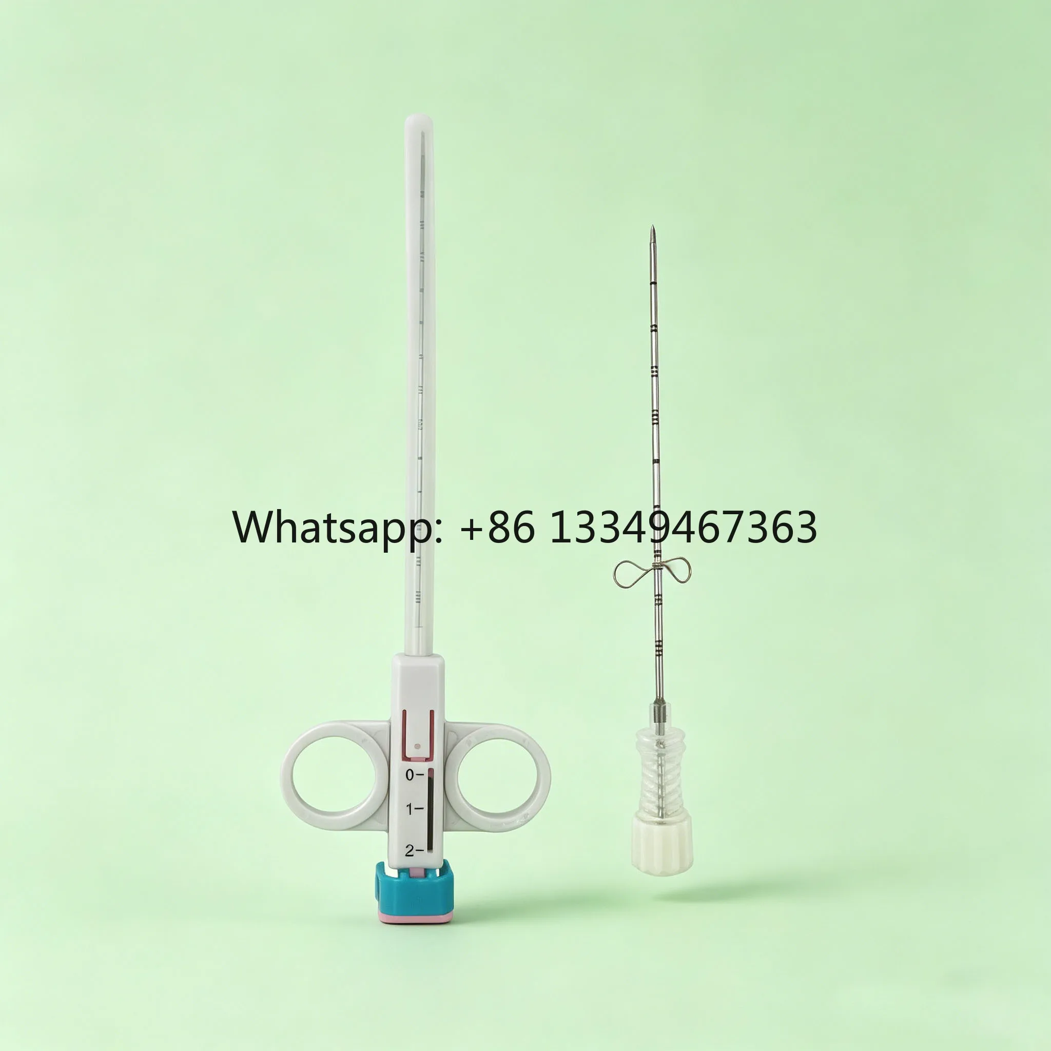 Disposable  14G 16G 18G Semi-Automatic Soft Tissue Core with Adjustable Depth Stop