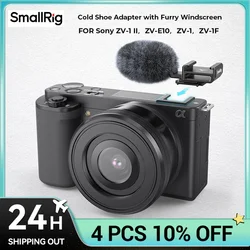 SmallRig Cold Shoe Adapter with Furry Windscreen for Sony for ZV-1 II / ZV-1 / ZV-1F / ZV-E1 / ZV-E10 cameras 3526