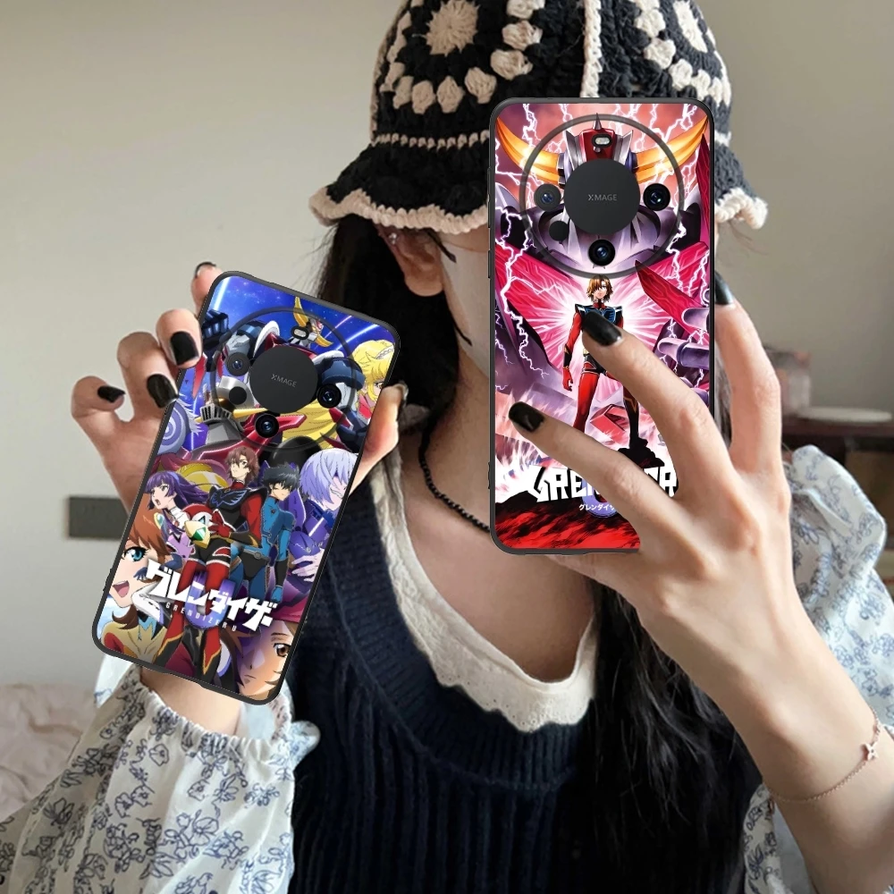 Anime Grendizer U Mobile Cell Phone Case for Huawei Mate 60 50 40 30 20 10 Pro Plus Lite E 5G Black Soft Phone Cover Shell