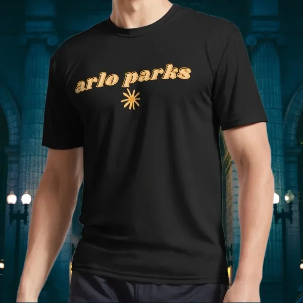 New Arlo Parks sunflower logo Active Logo American T-Shirt Funny Size S to 5XL