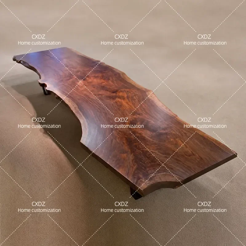 Large Solid Wood Coffee Table Simple Modern Living Room Kung Fu Tea Table and Chair Combination Drinking Table