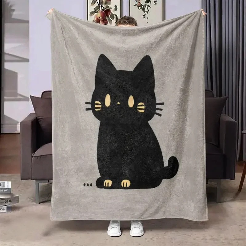 

Мягкое теплое фланелевое одеяло для офиса, кровати, дивана, кемпинга, для всех сезонов, для сна, многофункциональное, с принтом