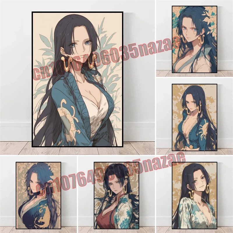 

Japanese Anime One Piece Retro Poster Luffyhan Cook Ace Retro Canvas Painting Mural Wall Art Aesthetic Decor Oil Painting Gift
