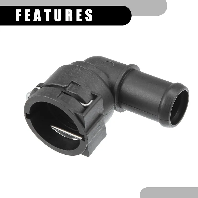 A13F-Upper Radiator Coolant Hose Connector Pipe 1K0122291H Car Interior Heater Hose Connector For Passat 2012-2014
