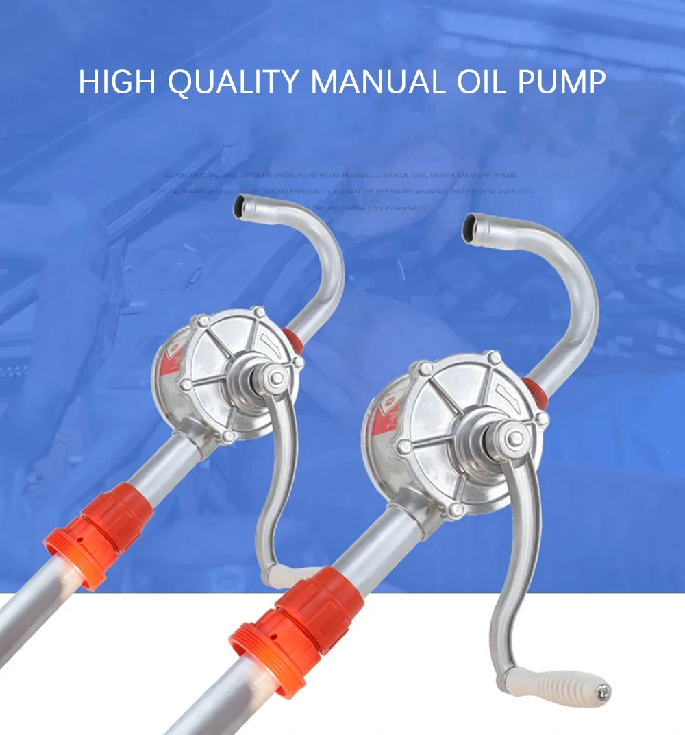 Manuelle Diesel-Kraftstoffpumpe Handbetriebene Petroleumpumpe für 200L Ölfass Auto LKW Schwer- und Leichtöl Extraktions- und Transferwerkzeug – Detail 1