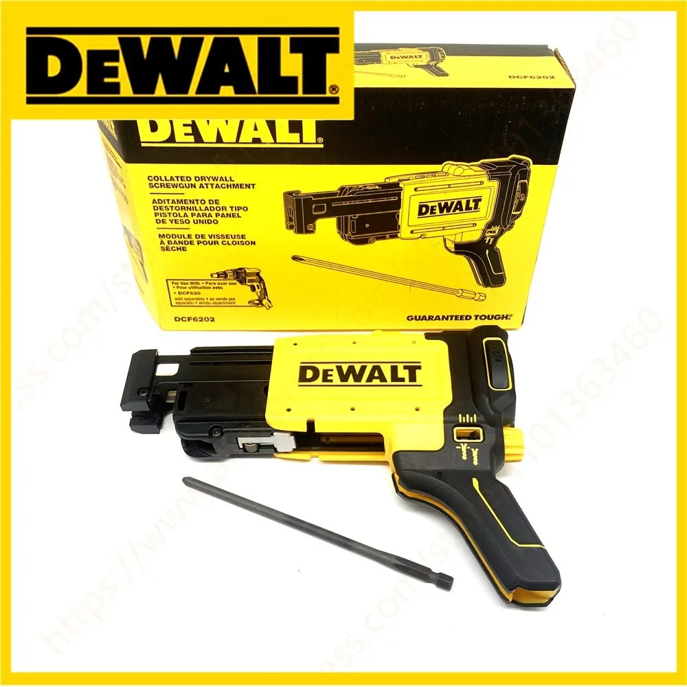 Dewalt-コードレススクリューガン、マガジン添付ファイル、照合、dcf6202