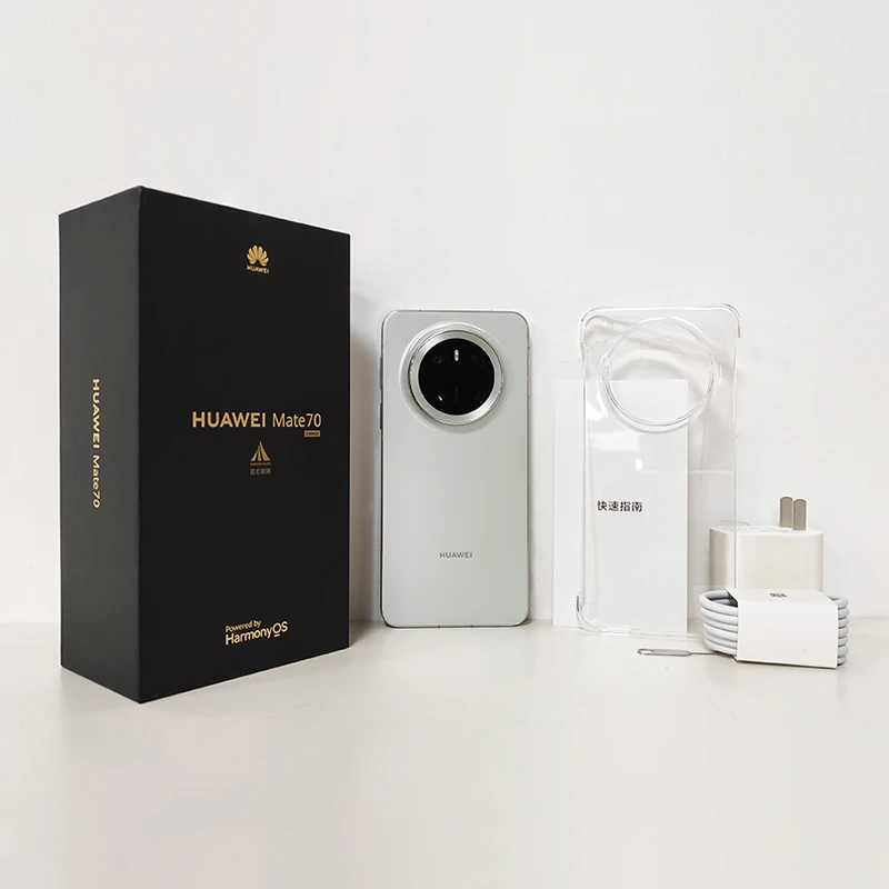 هاتف هواوي ميت 70 الأصلي 50 ميجابكسل خلفي بأربعة كاميرات 6.7 بوصة OLED 120 هرتز 5300 مللي أمبير 66 وات سلكي 50 وات HarmonyOS 4.3 NFC